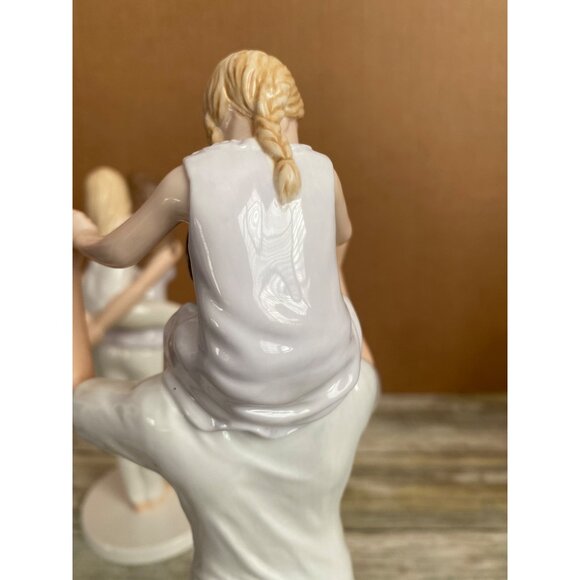 Royal Doulton Moments in Time Figurines Piggy Back & Daddy’s Girl Set - Picture 13 of 14